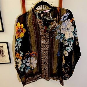 Johnny Was- Golden Raquel Button Down